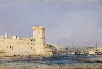 Marinefestung, 19. Jahrhundert von Eugene Isabey